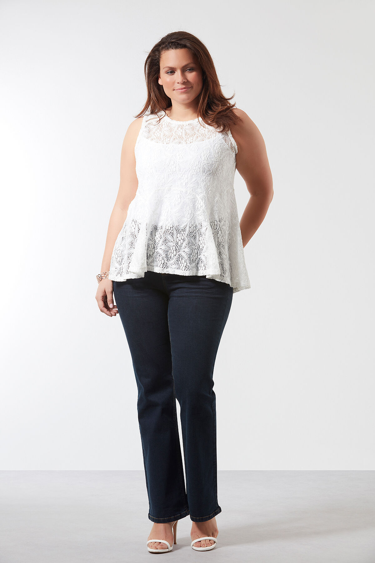 Bootcut jeans VIOLET image number 4