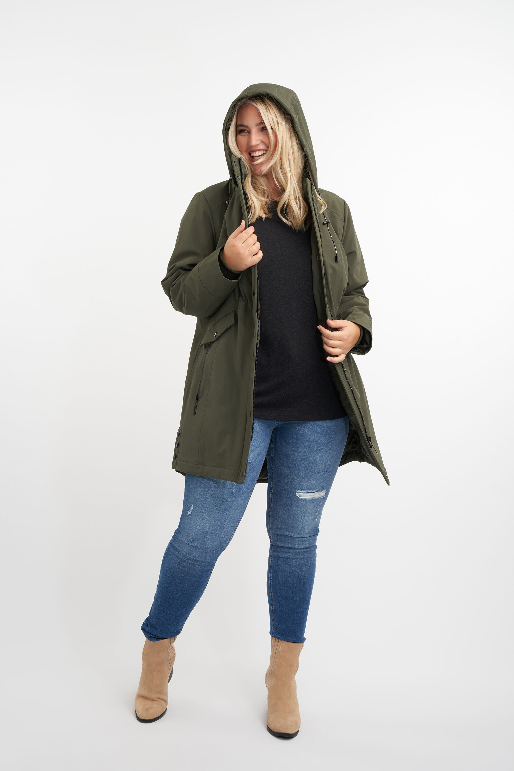 Softshell parka image number 7