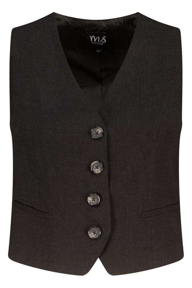 Kostuumgilet met linnen image number 1