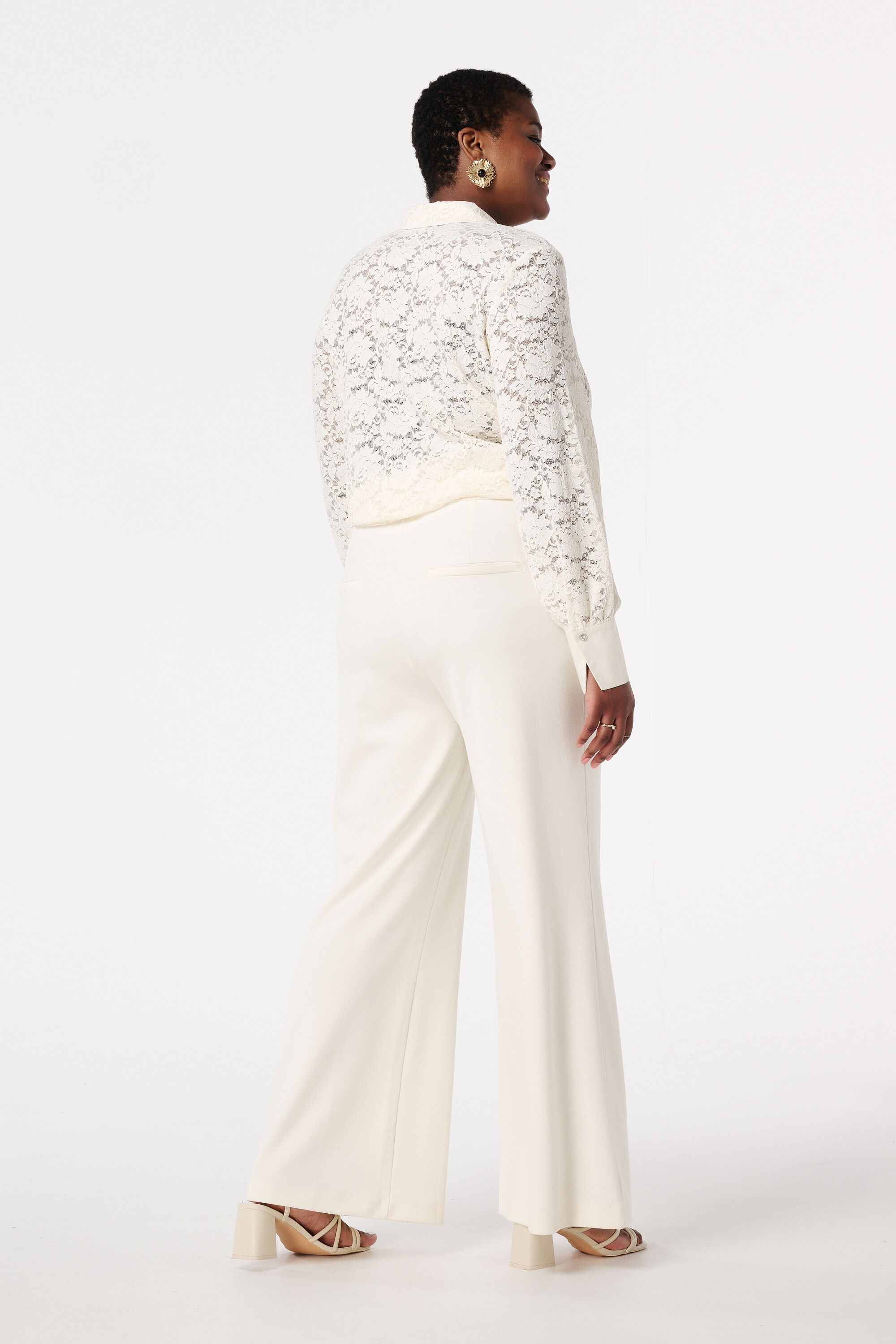 Pantalon met elastische taille image number 3