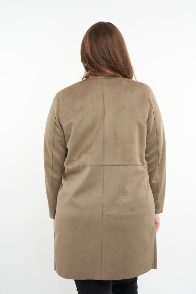 Suedine jas image number 4