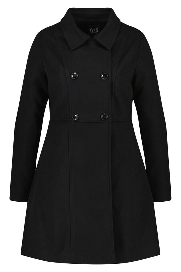 Mantel met dubbele sluiting image number 1