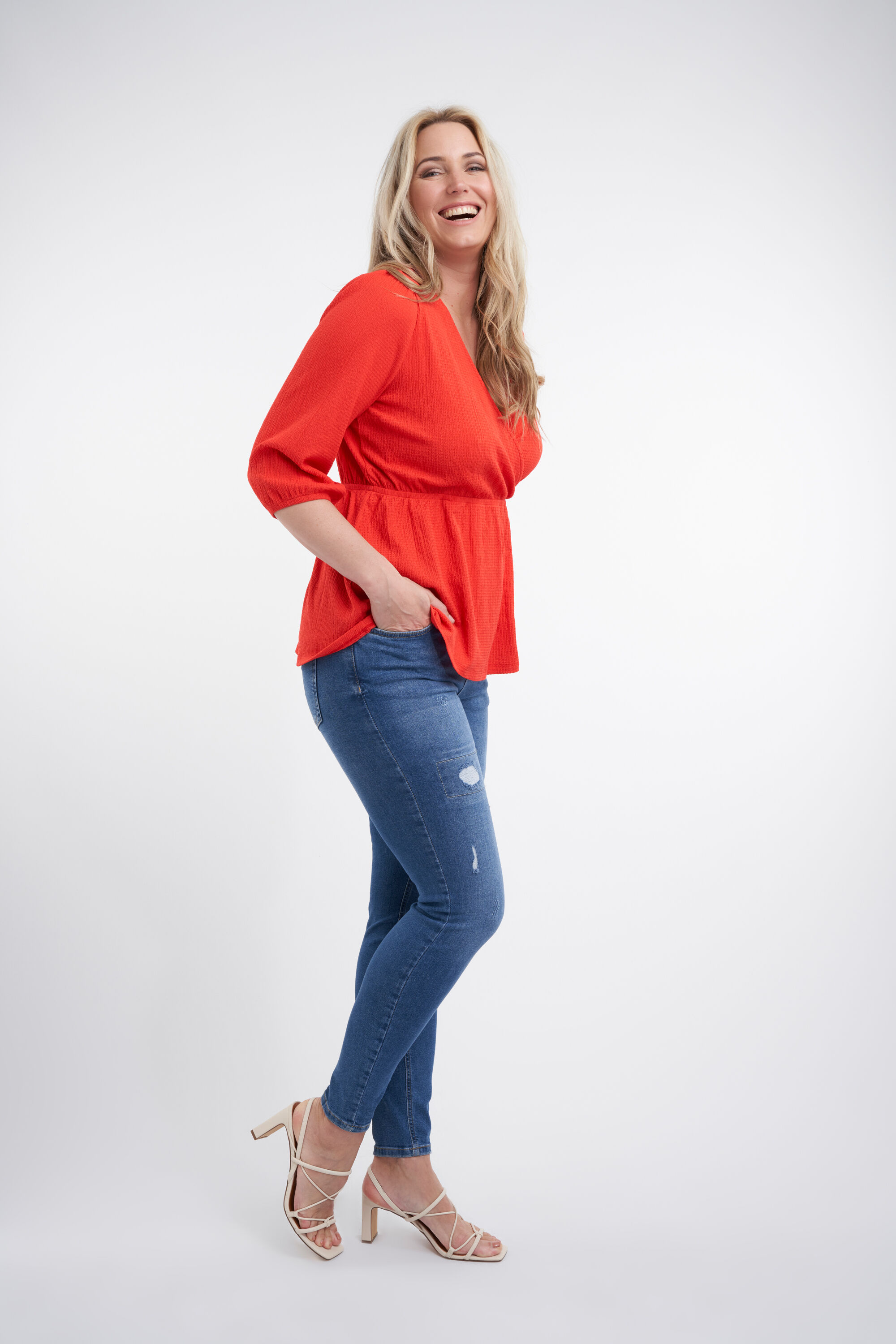 Wikkeltop met structuurstof image number 6