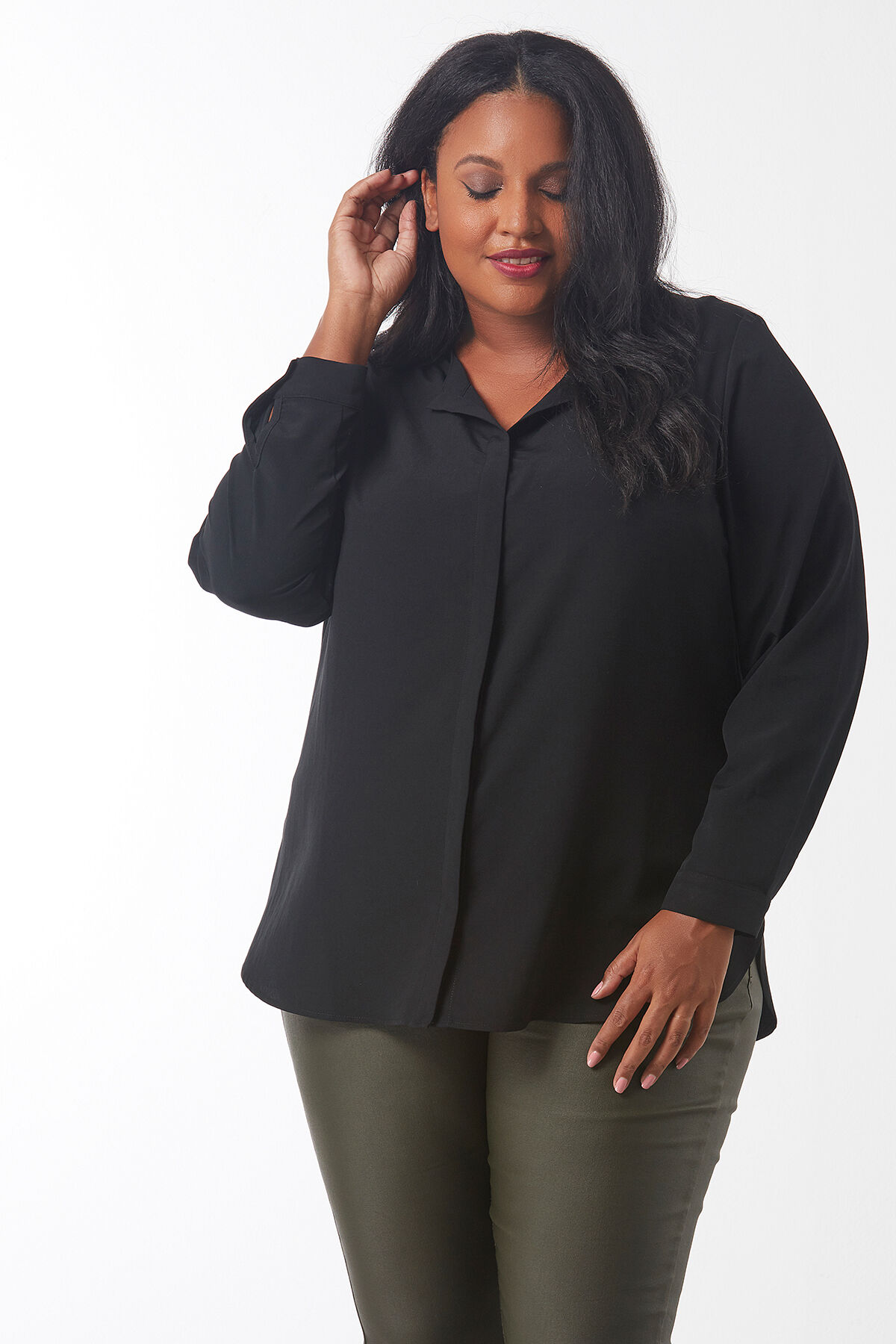 Soepelvallende blouse image number 4