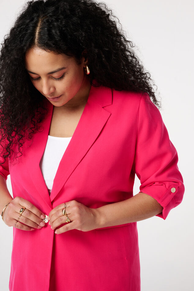 Blazer met opgerolde mouw image number 6