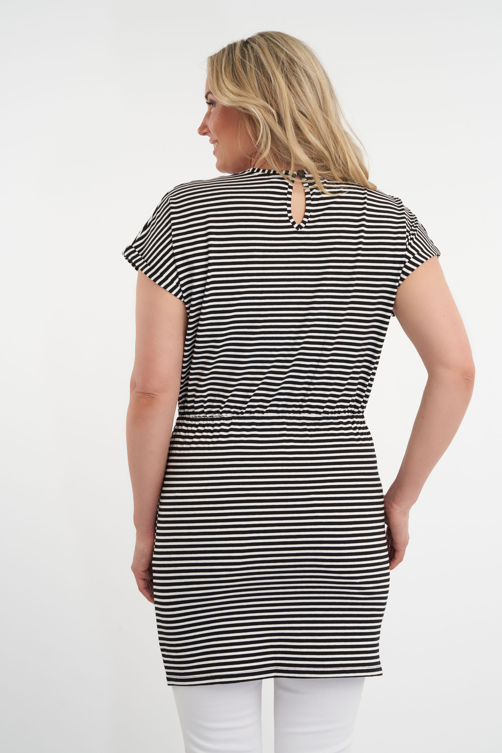 Lange tuniek met rijgdetail image number 4