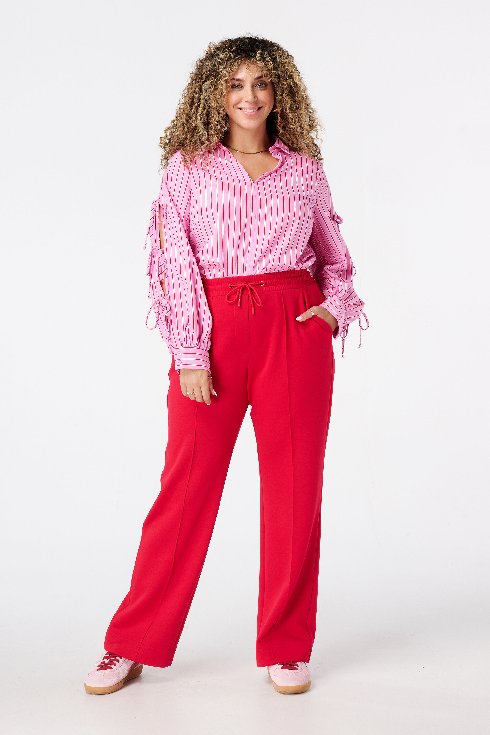 Blouse met strikdetail image number 5