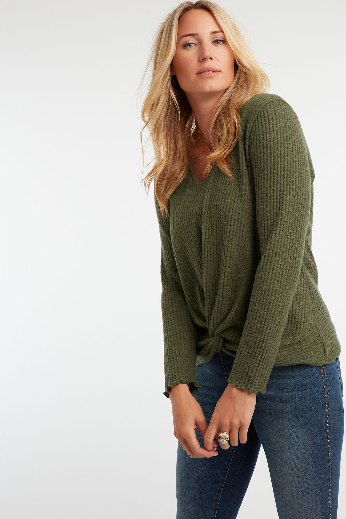 Shirt met knoopdetail image number 3