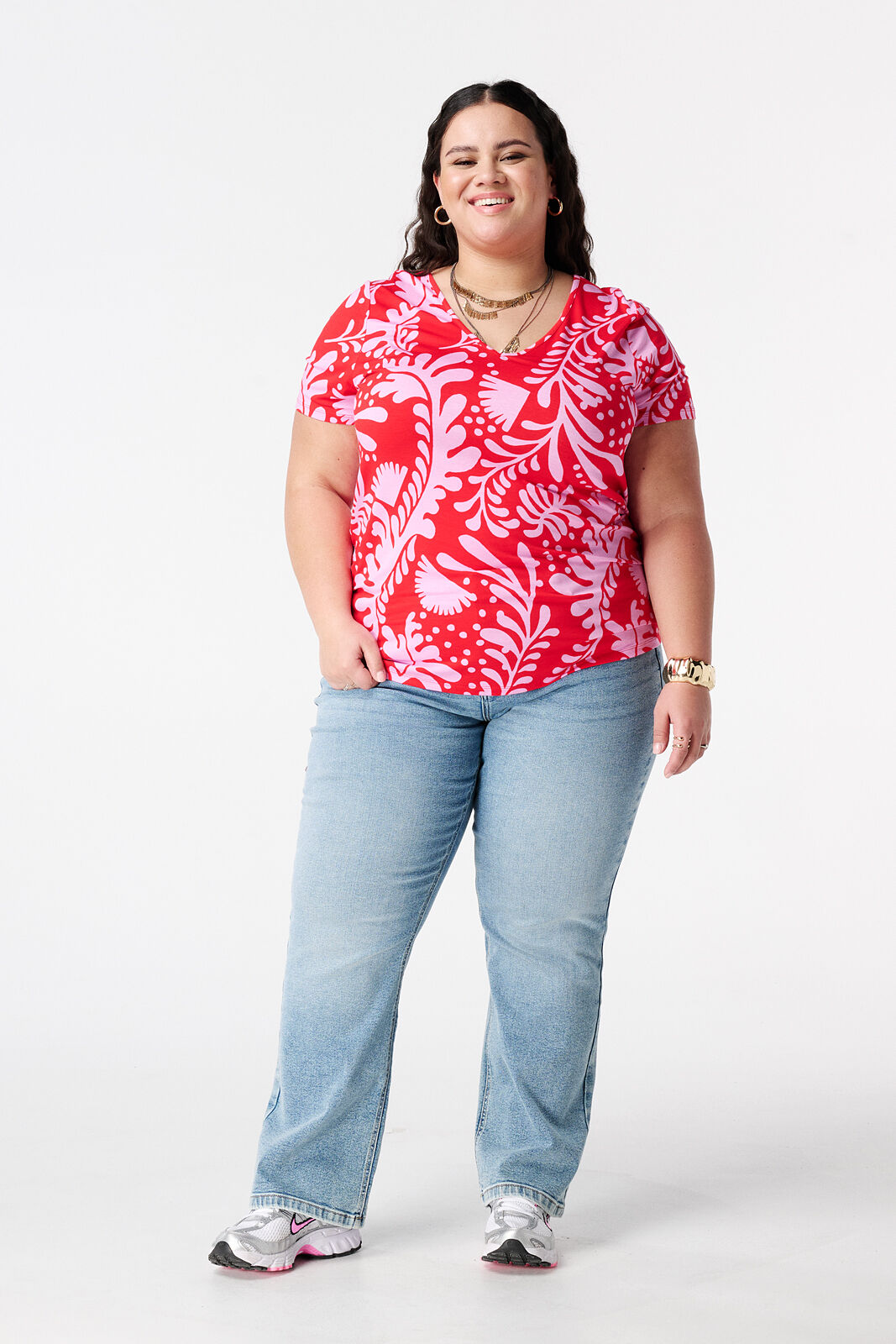 T-shirt met print image number 5