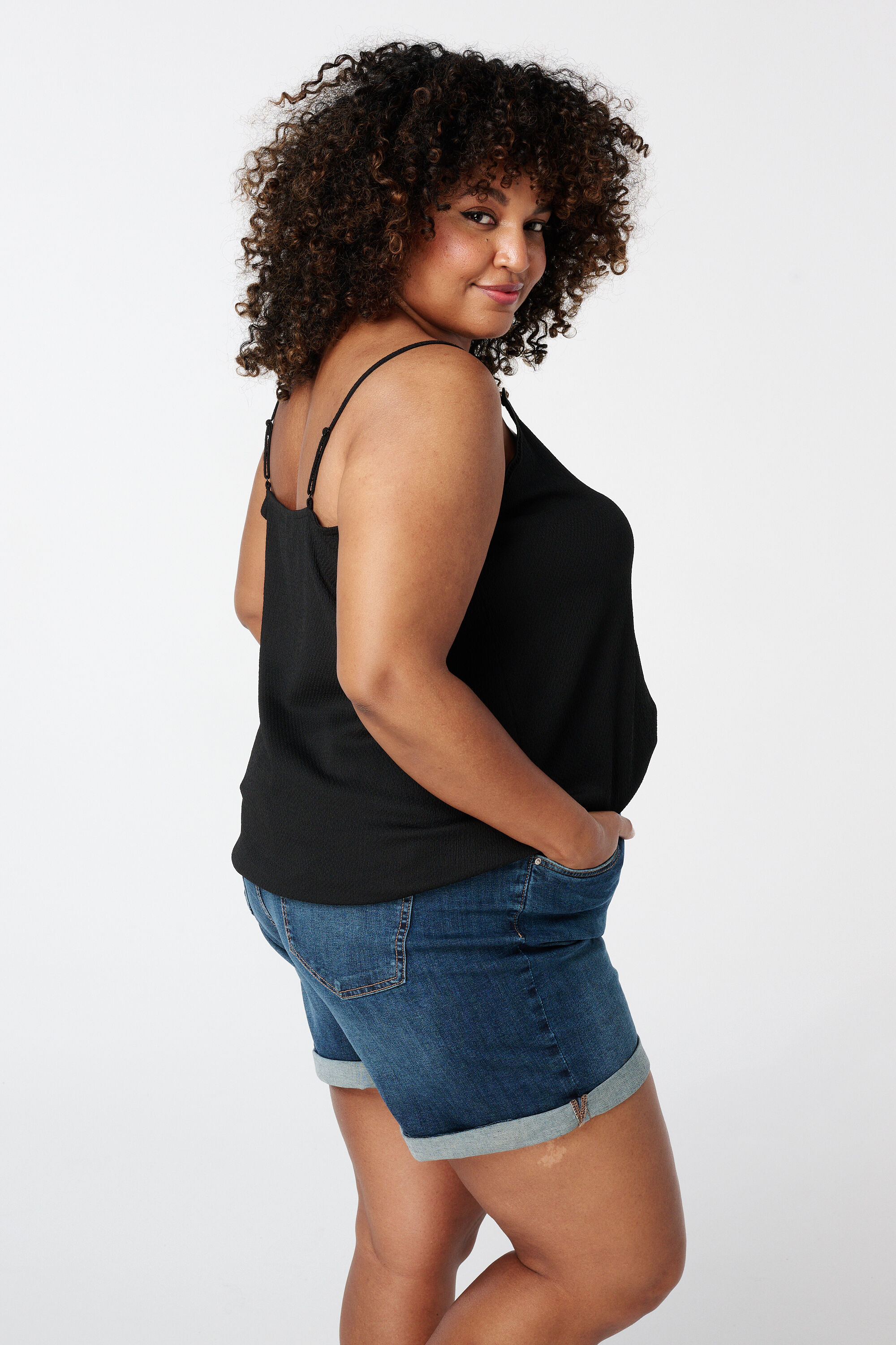 Mouwloze top met structuur image number 3