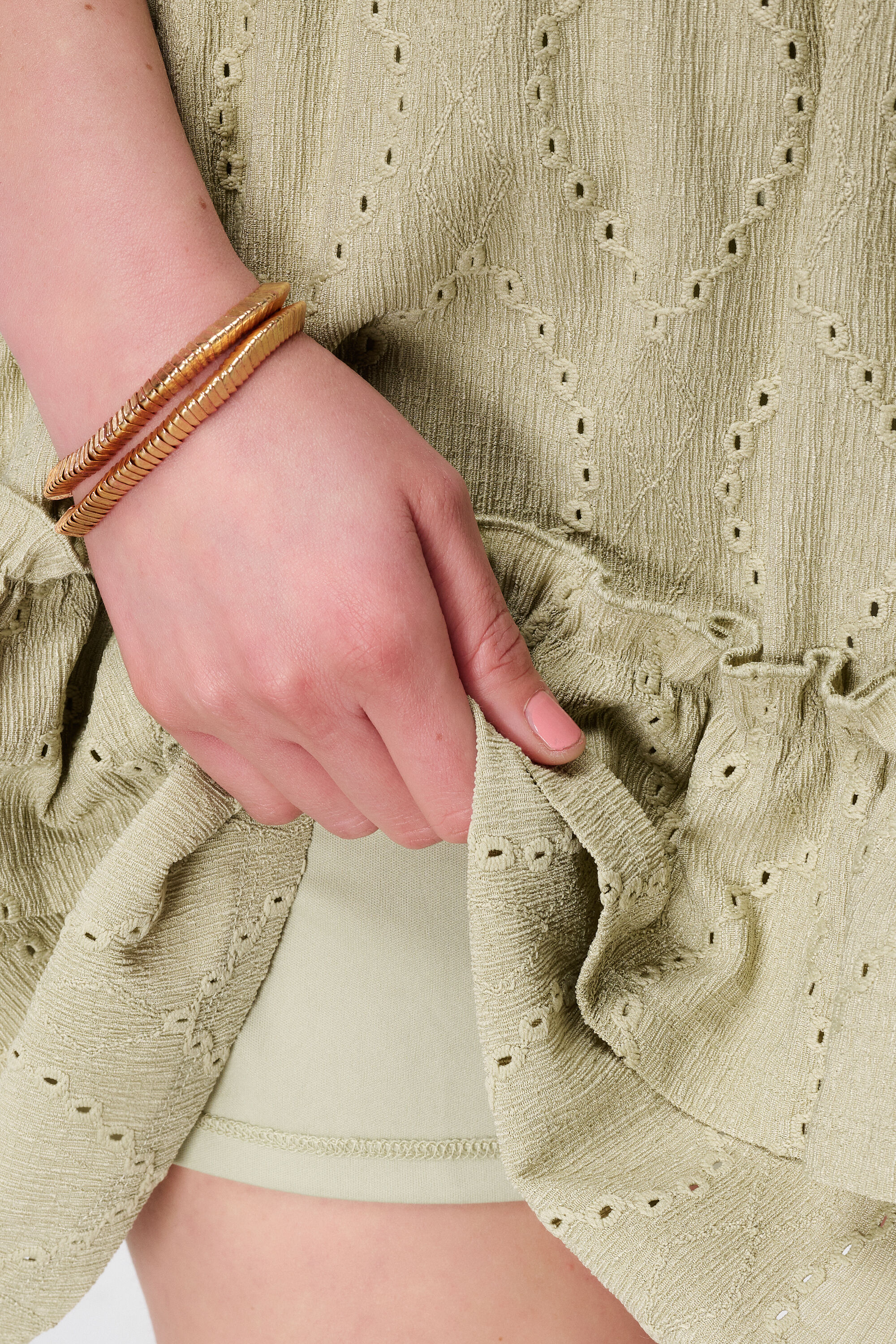 Rok met broderie-look image number 4