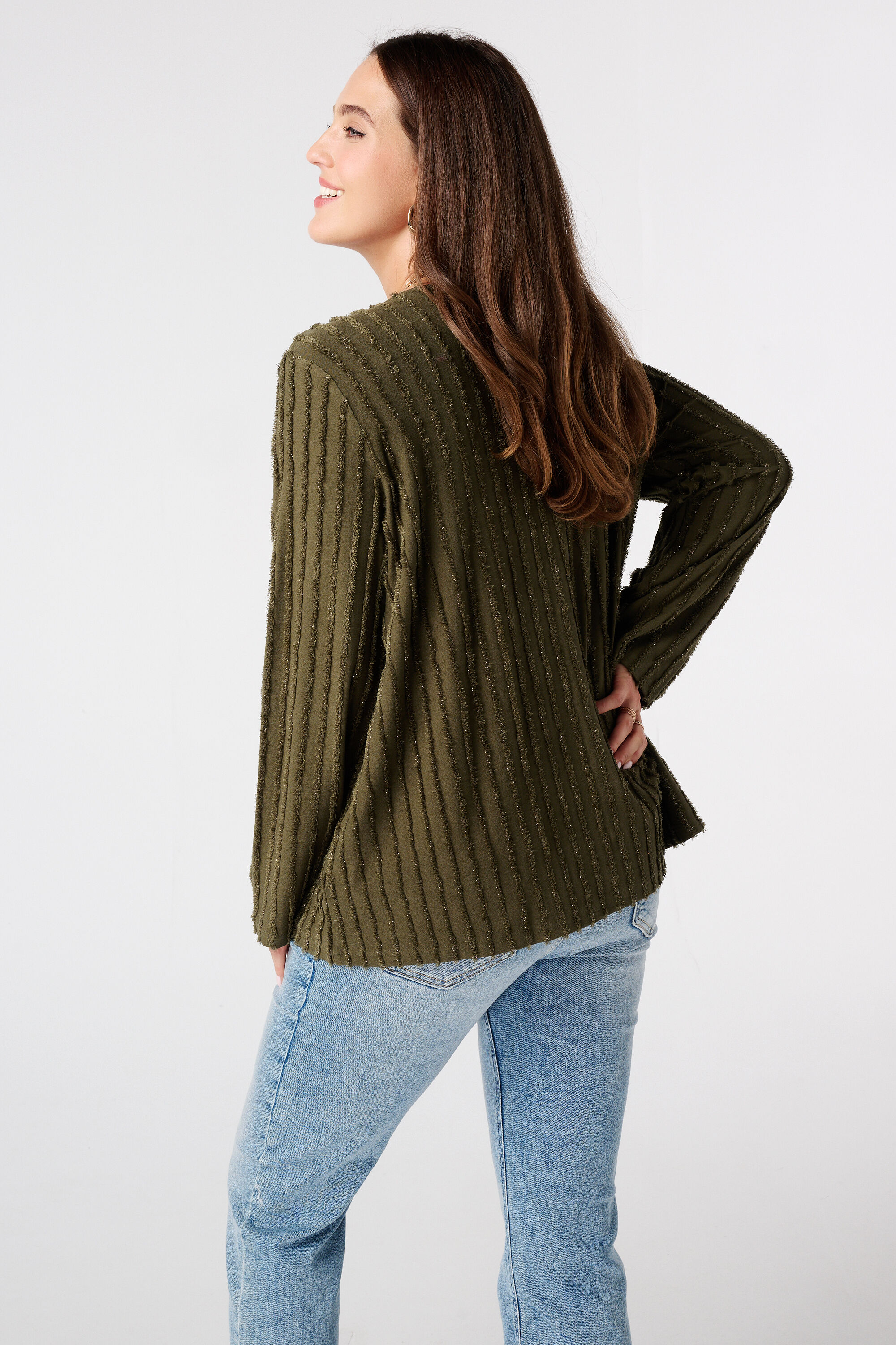 Top avec texture frang&eacute;e image number 3