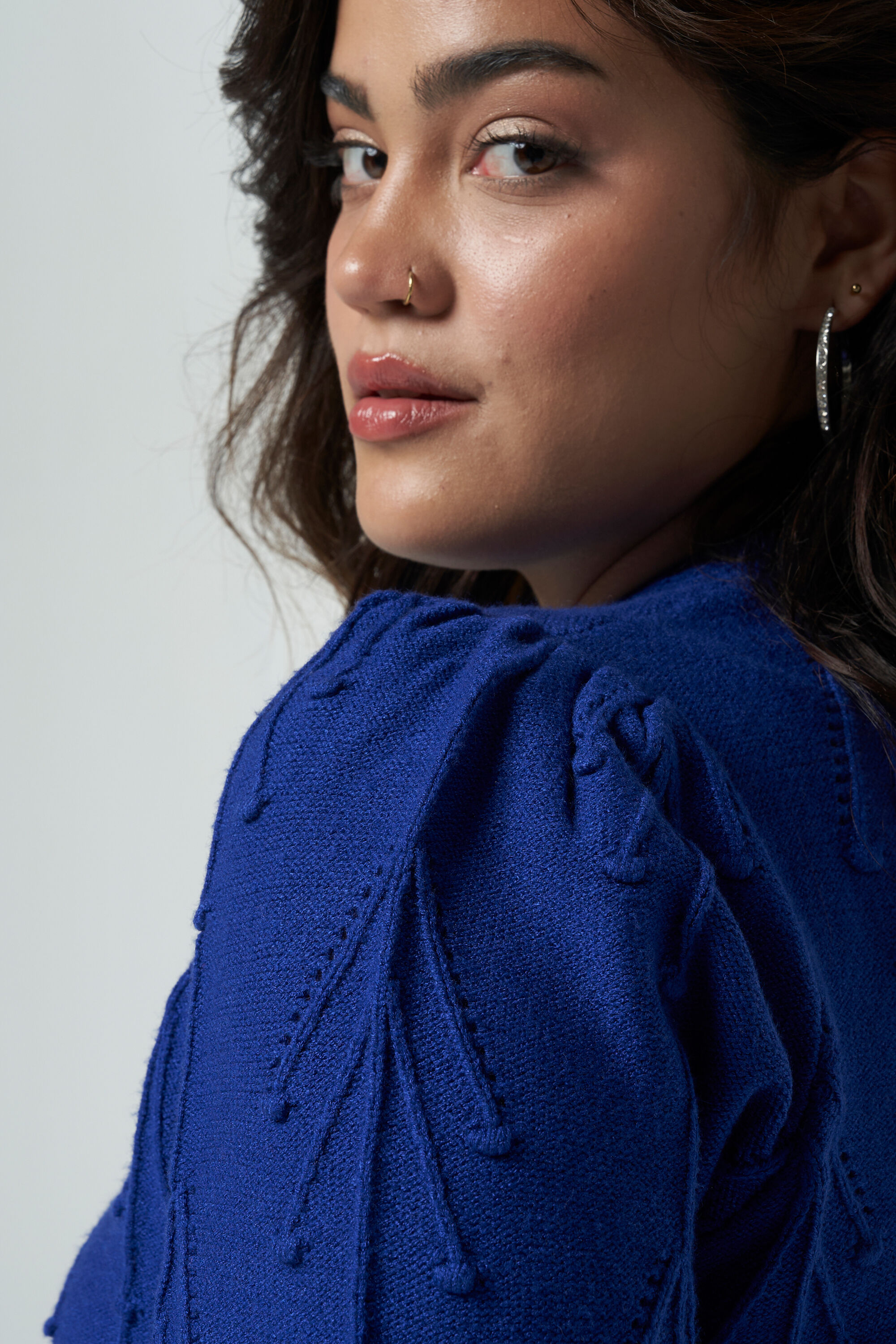 Trui met opengewerkte structuur image number 4