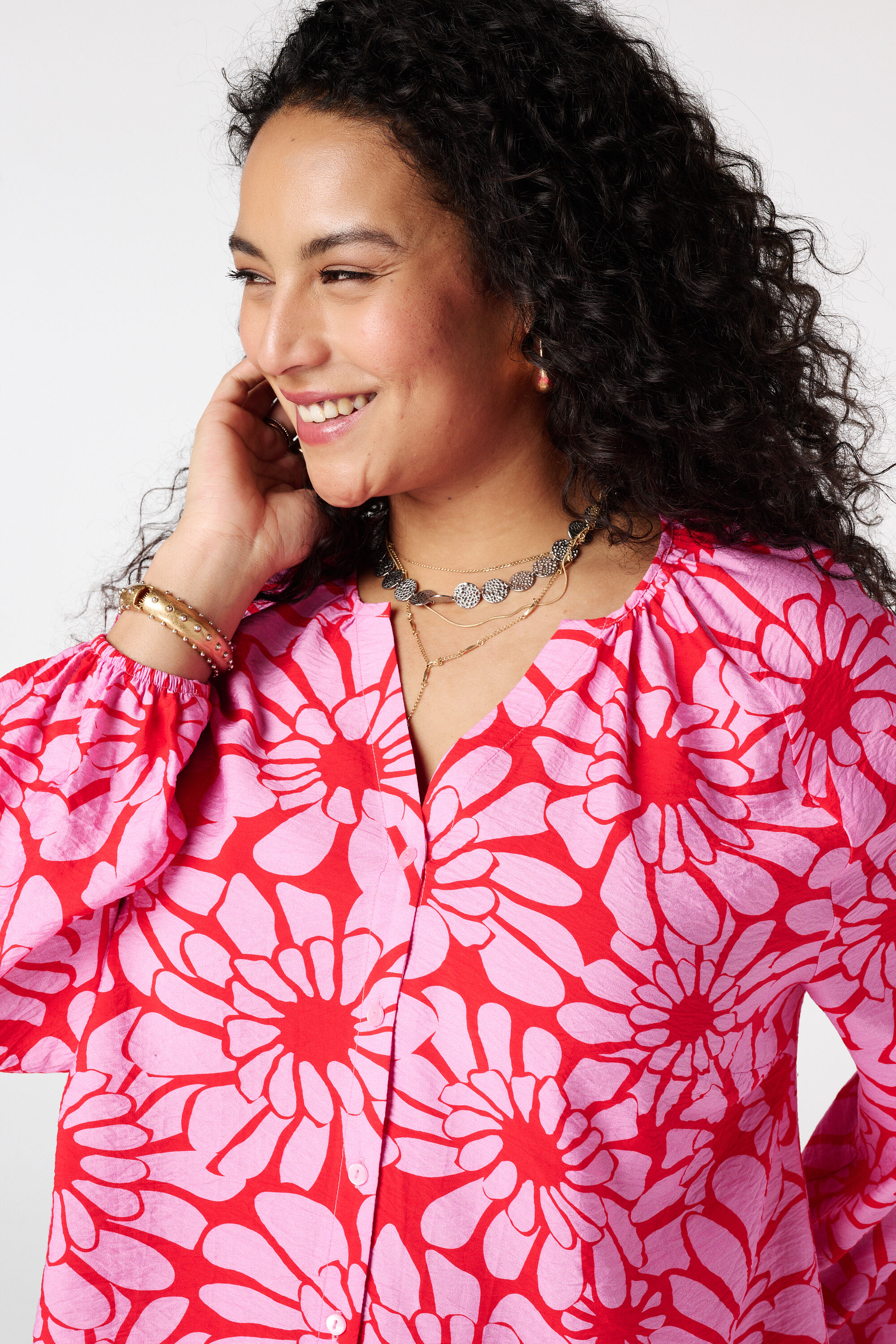 Blouse &agrave; imprim&eacute; image number 4