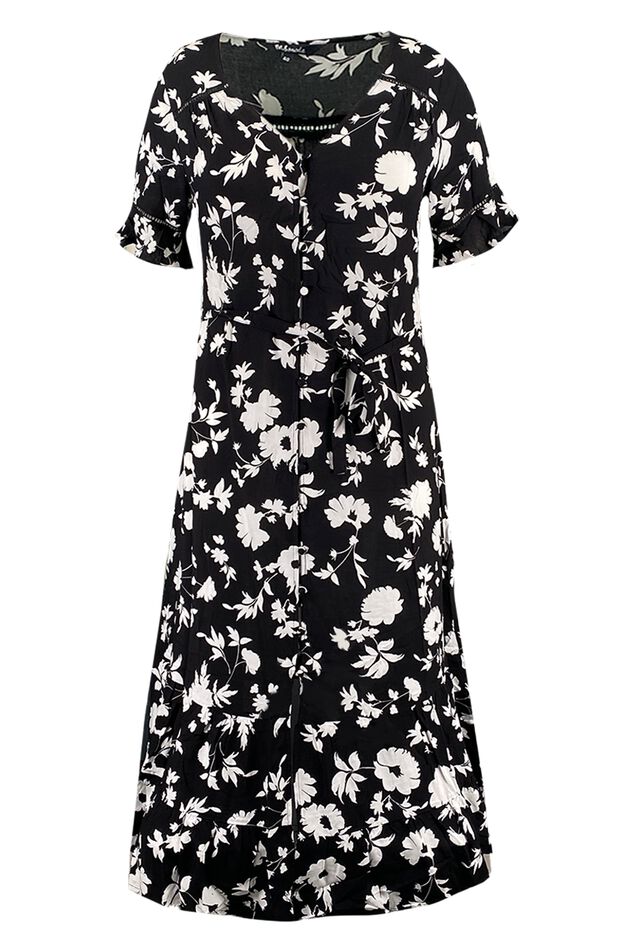 Lange jurk met print image number 2