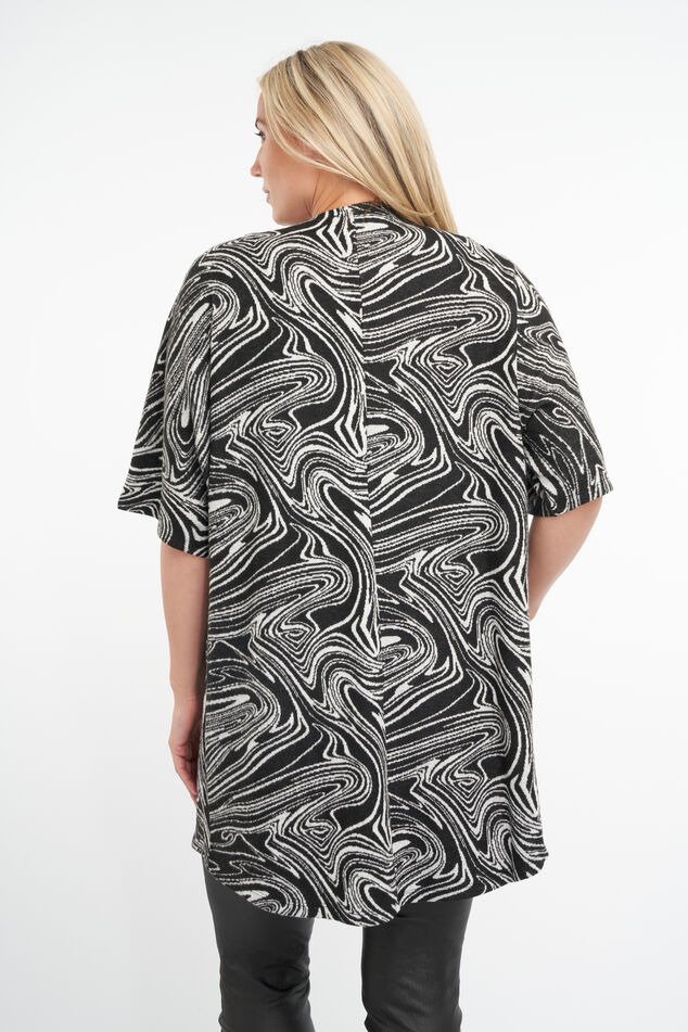 Gilet ouvert à imprimé image number 4