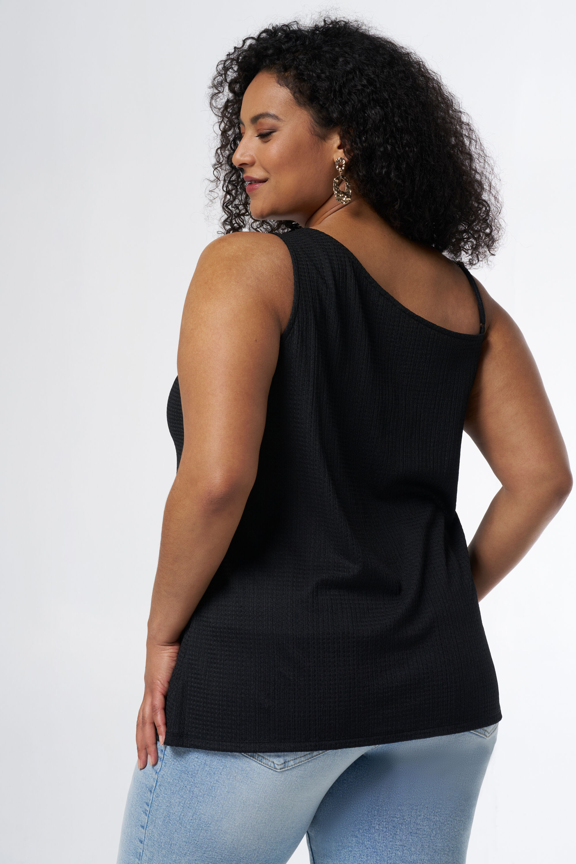 Mouwloze top met kralen detail image number 3