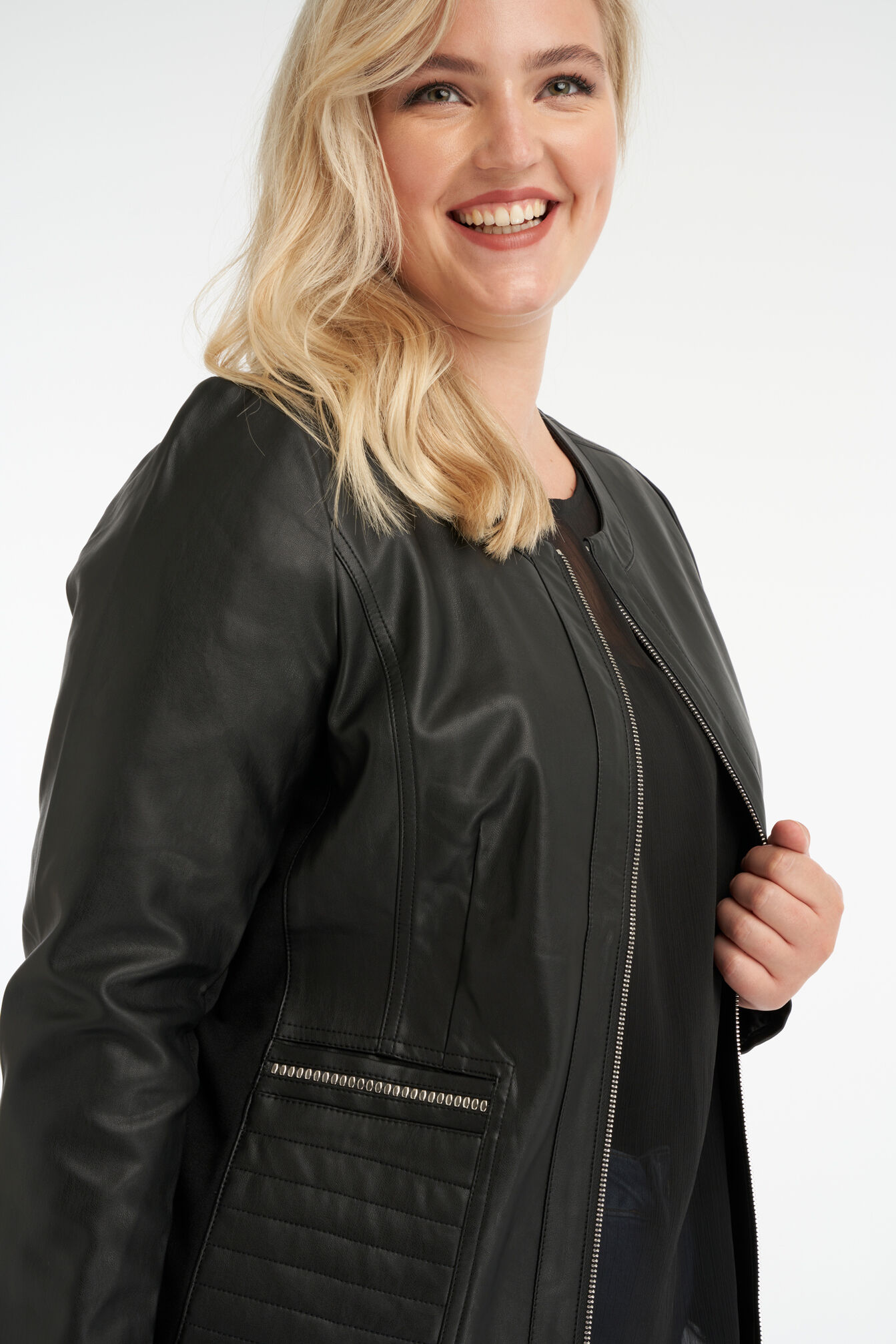 Vestes en cuir PU image number 4