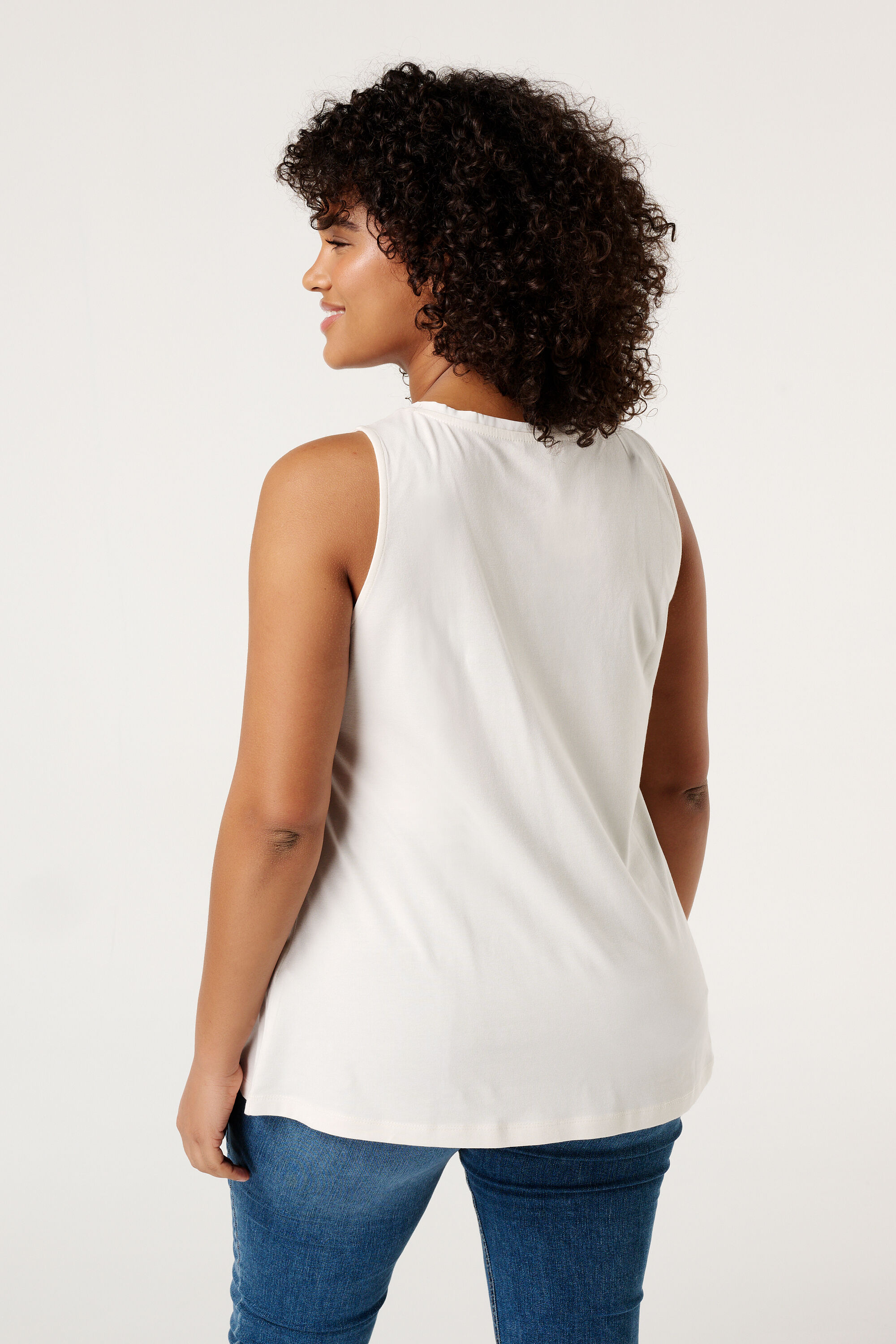 Top met V-hals image number 3