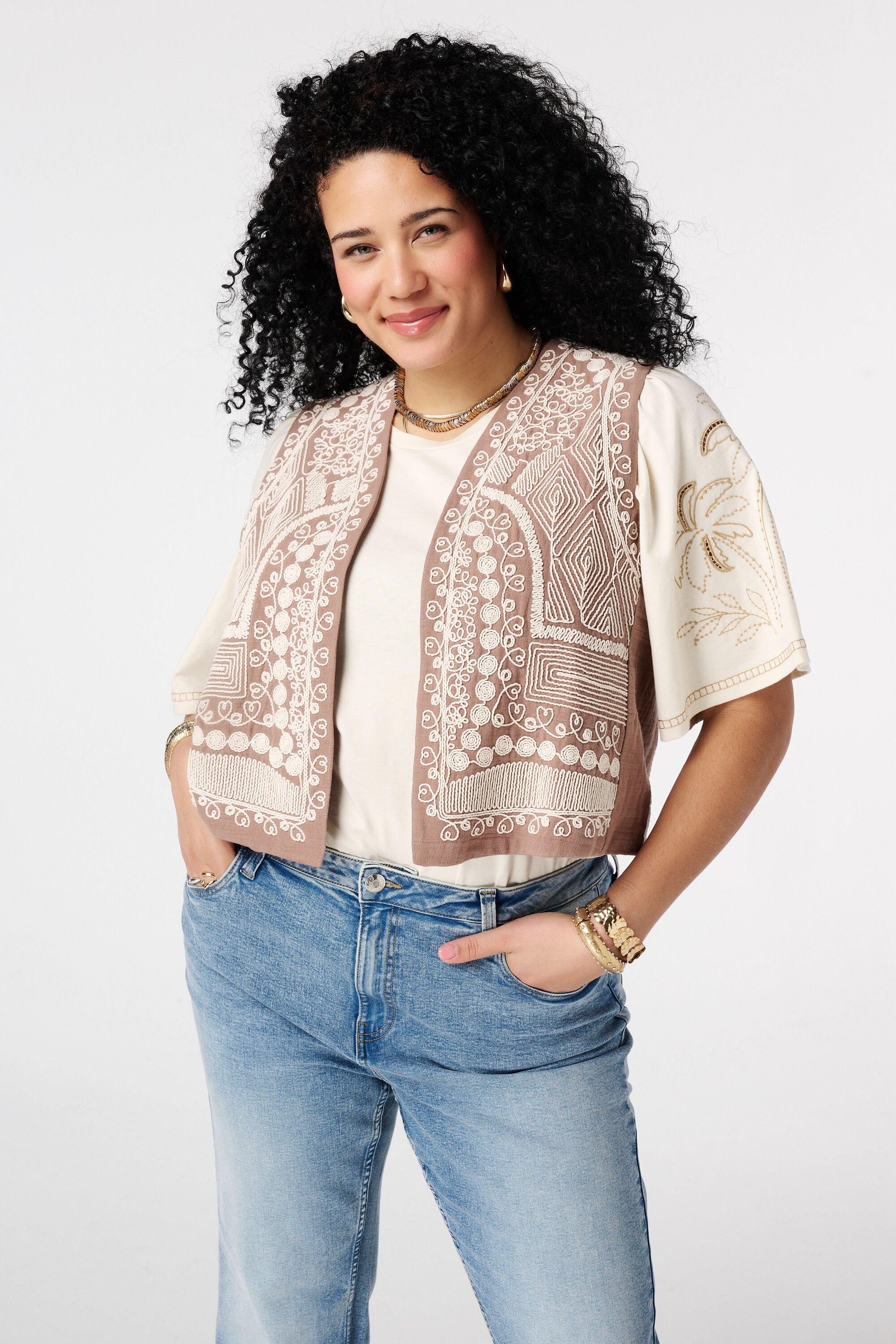 Gilet met embroidery image number 0