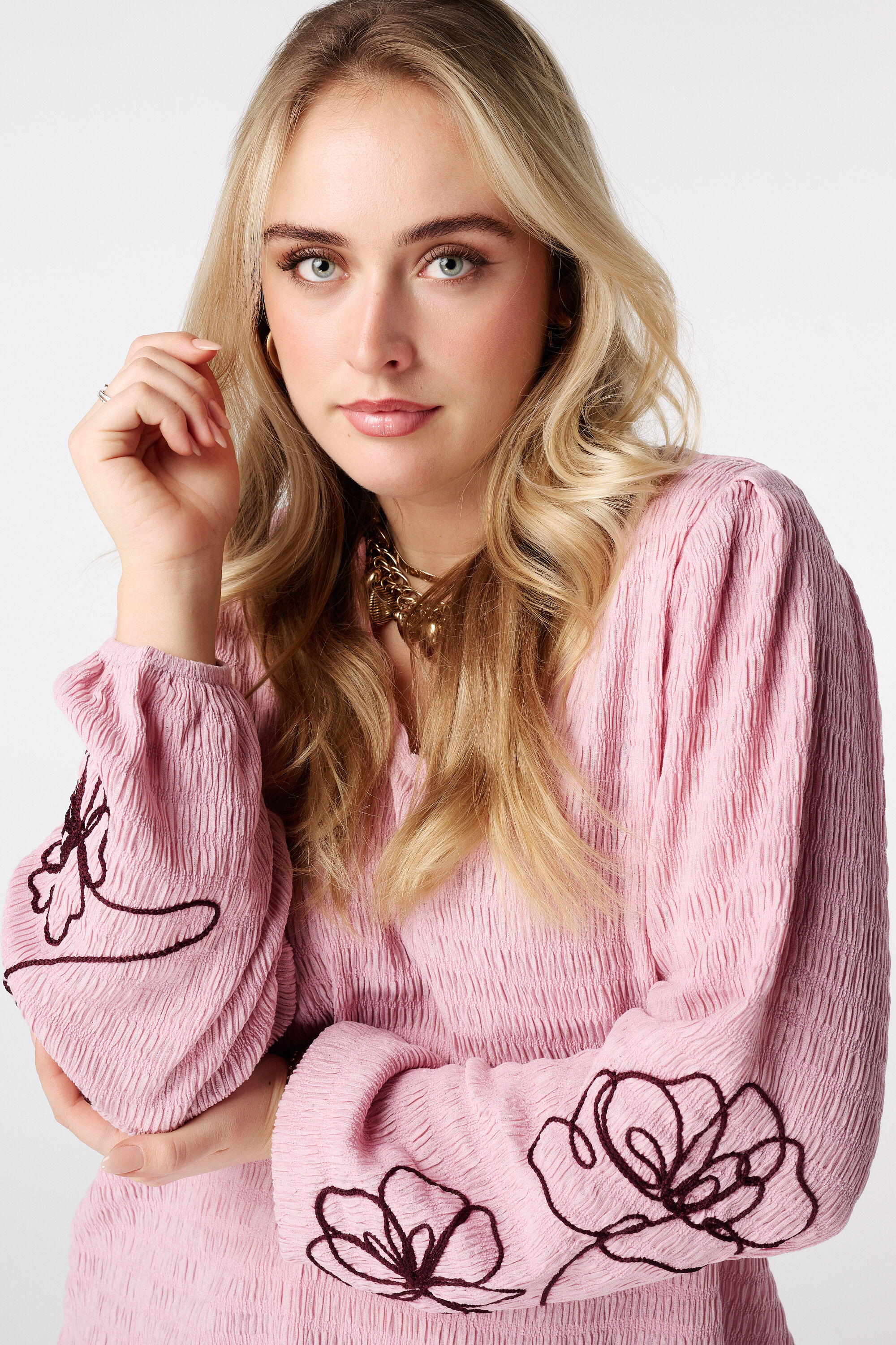 Blouse avec broderie image number 4