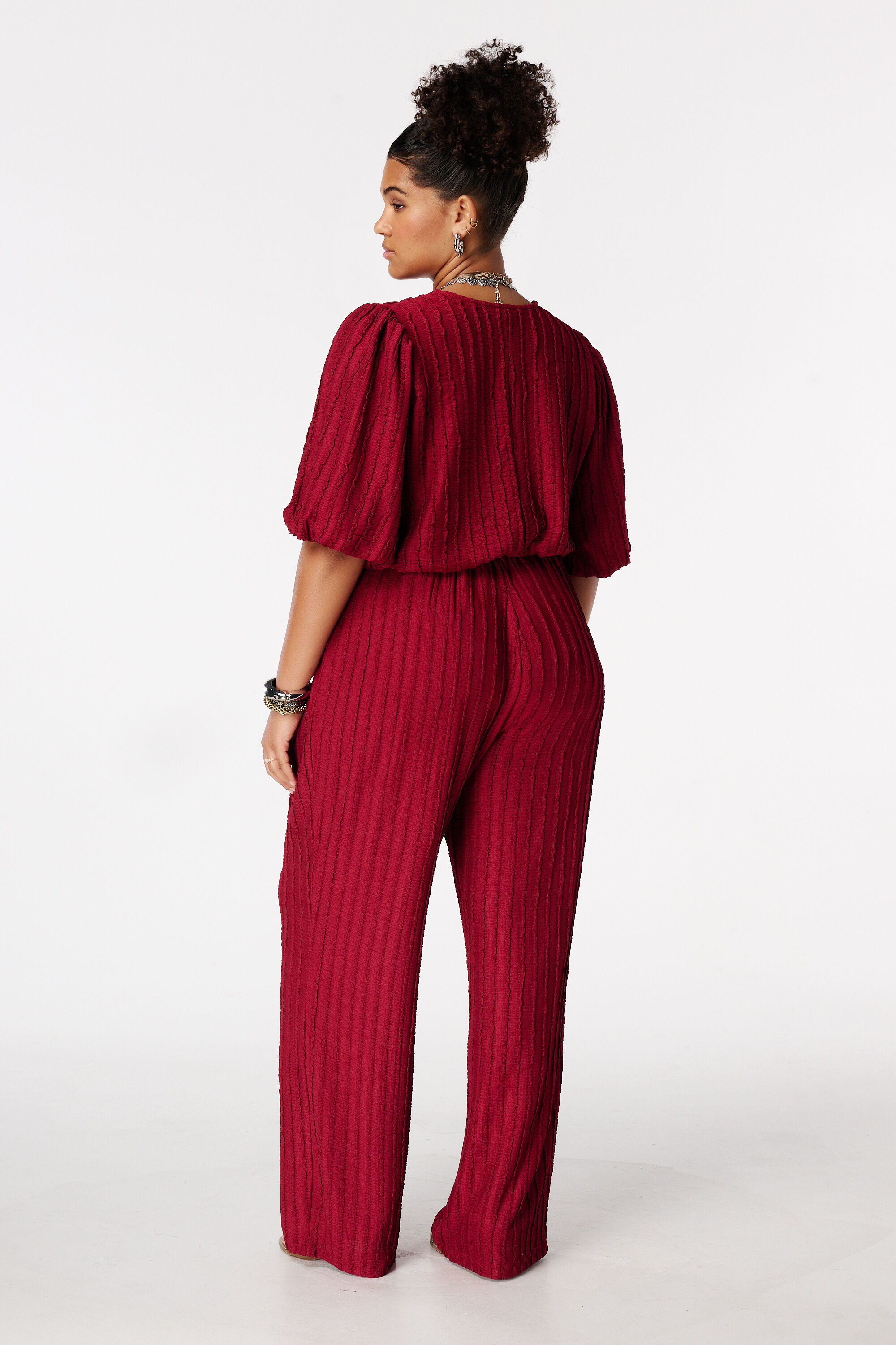 Broek met elastische taille image number 3