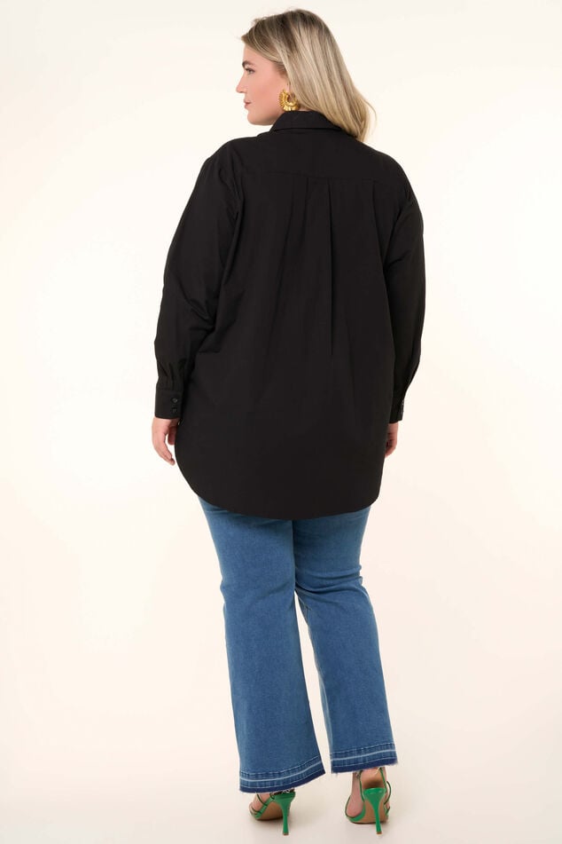 Poplin blouse image number 4