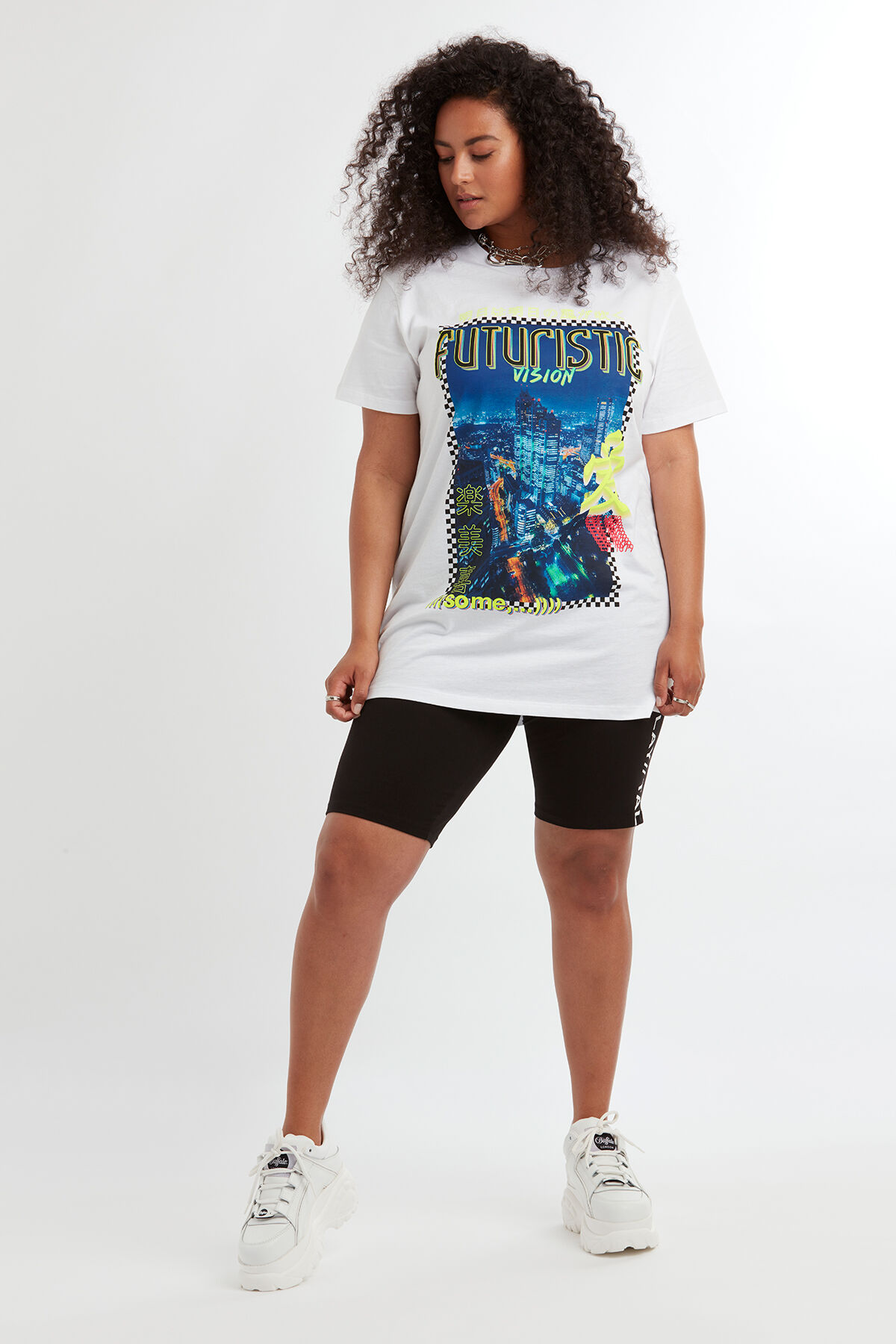 T-shirt jurk image number 4