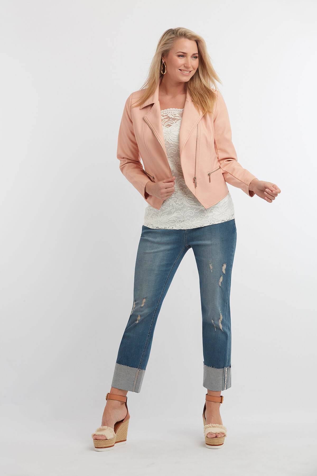 Veste motard en simili image number 4