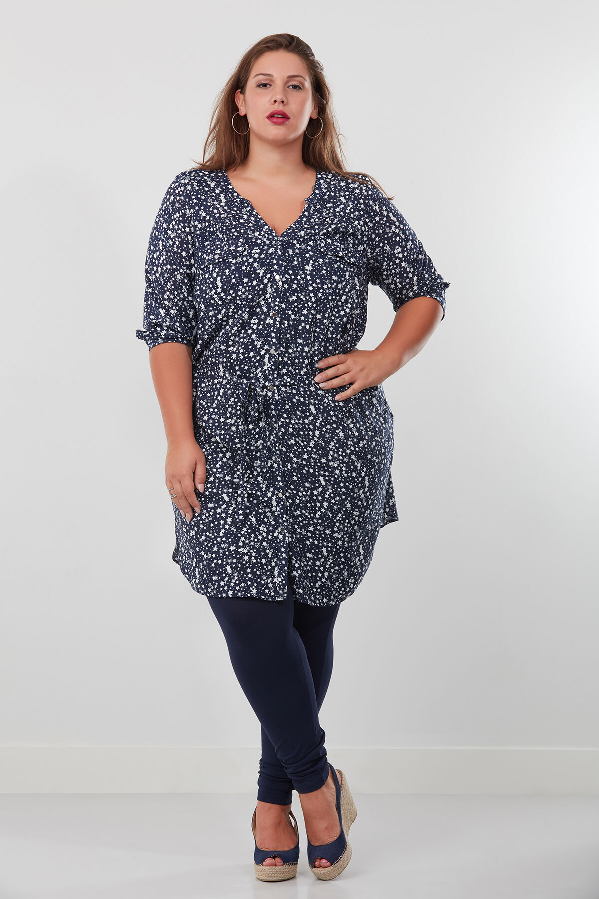 Jurk met all-over print image number 4