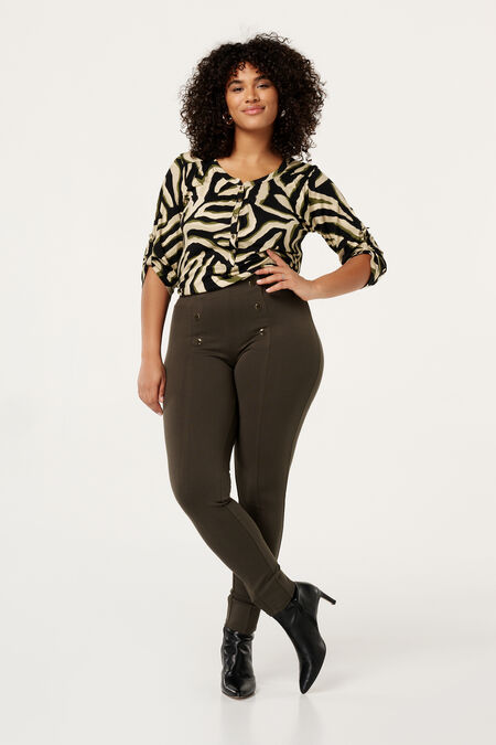 Treggings avec boutons dorés Treggings avec boutons dorés