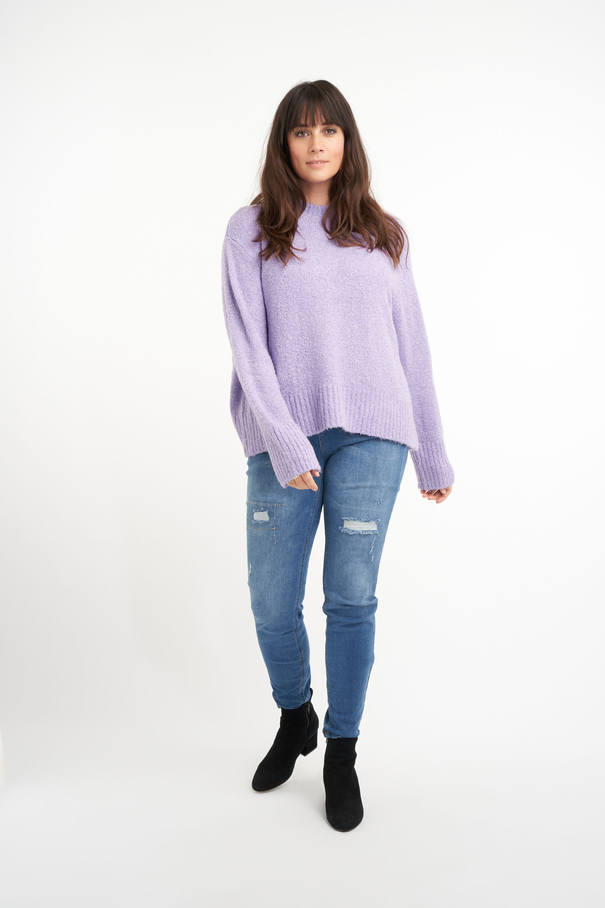 Trui met boucle effect image number 5