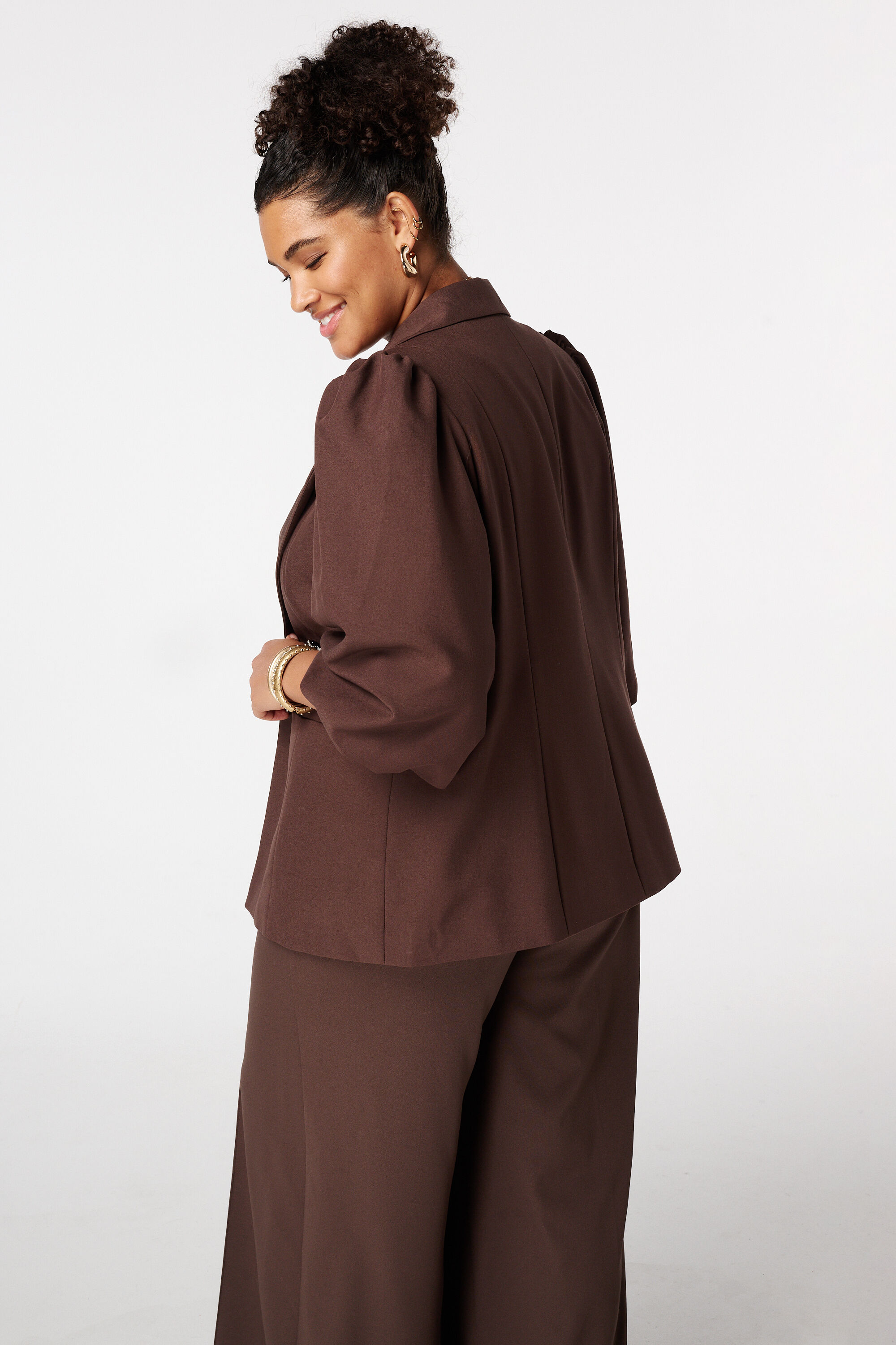 Blazer met pofmouwen image number 1