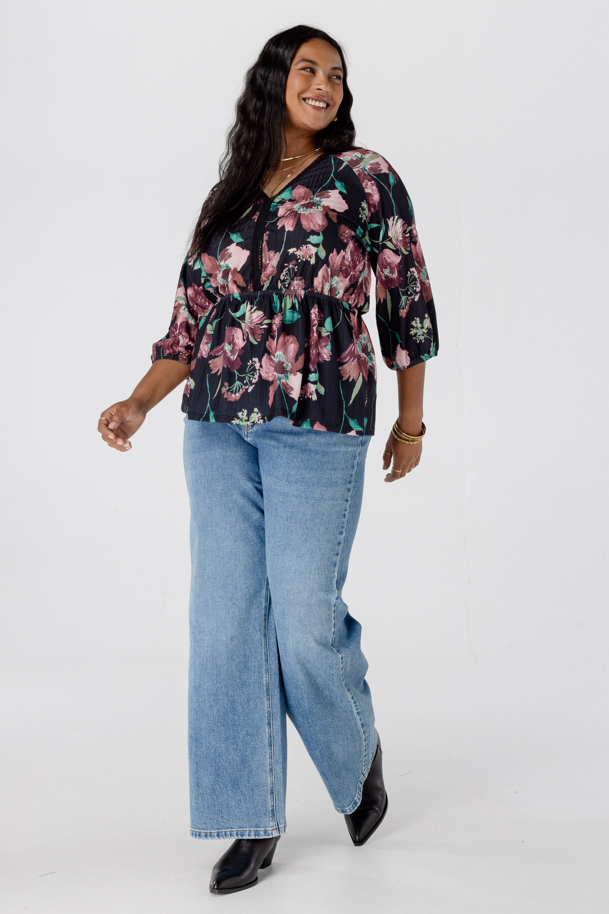 Haut &agrave; basque imprim&eacute; image number 5