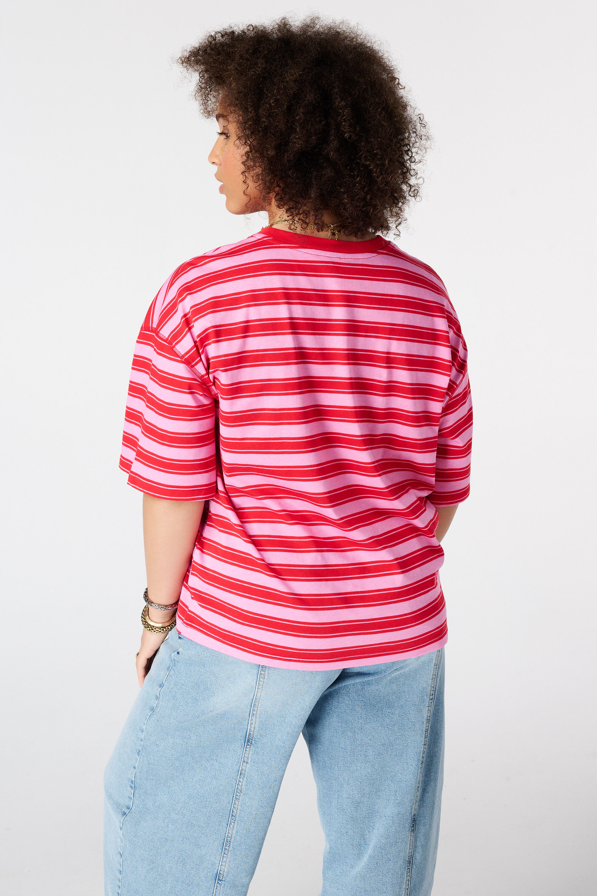 Oversized t-shirt met artwork image number 3