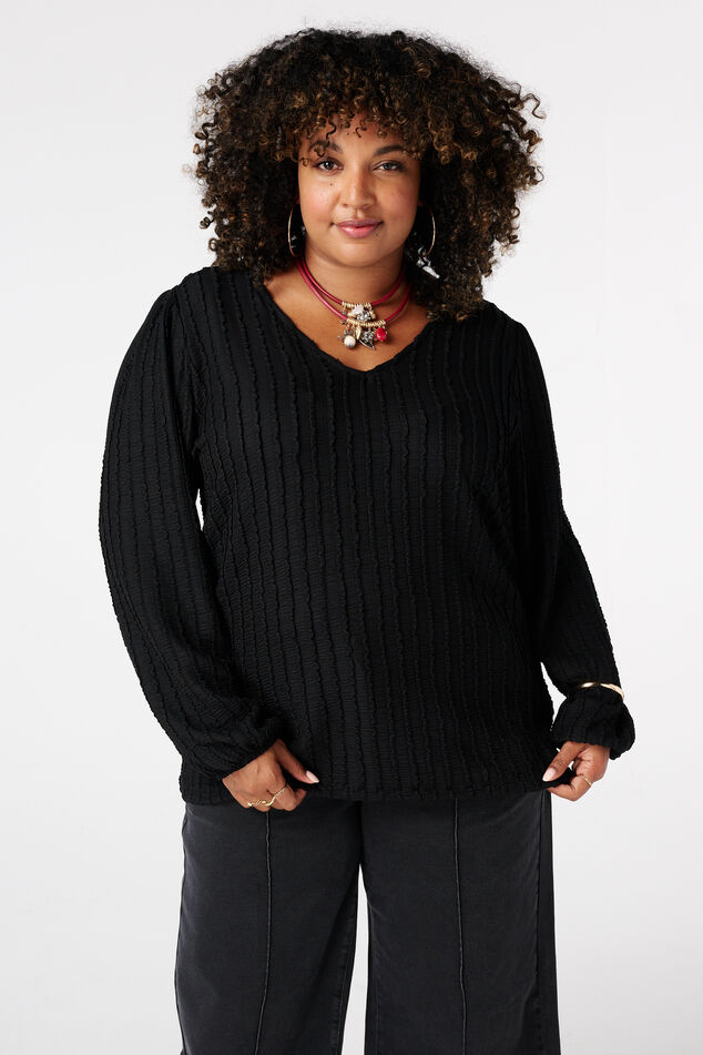 Top met structuur image number 0