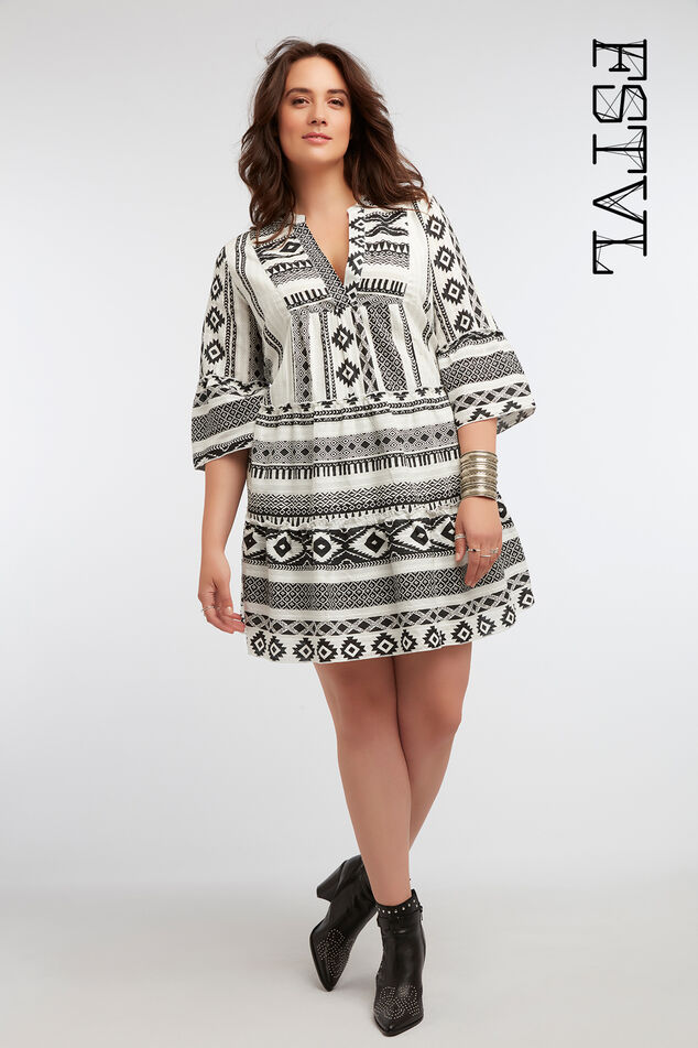 Tuniekjurkje met print image number 0