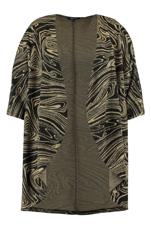 Gilet ouvert à imprimé image number 2