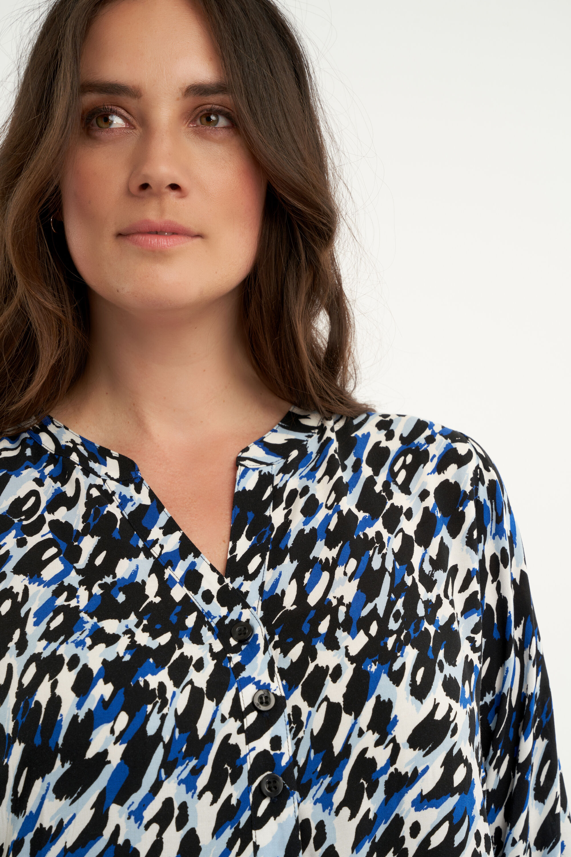 A-lijn jurk met print image number 6