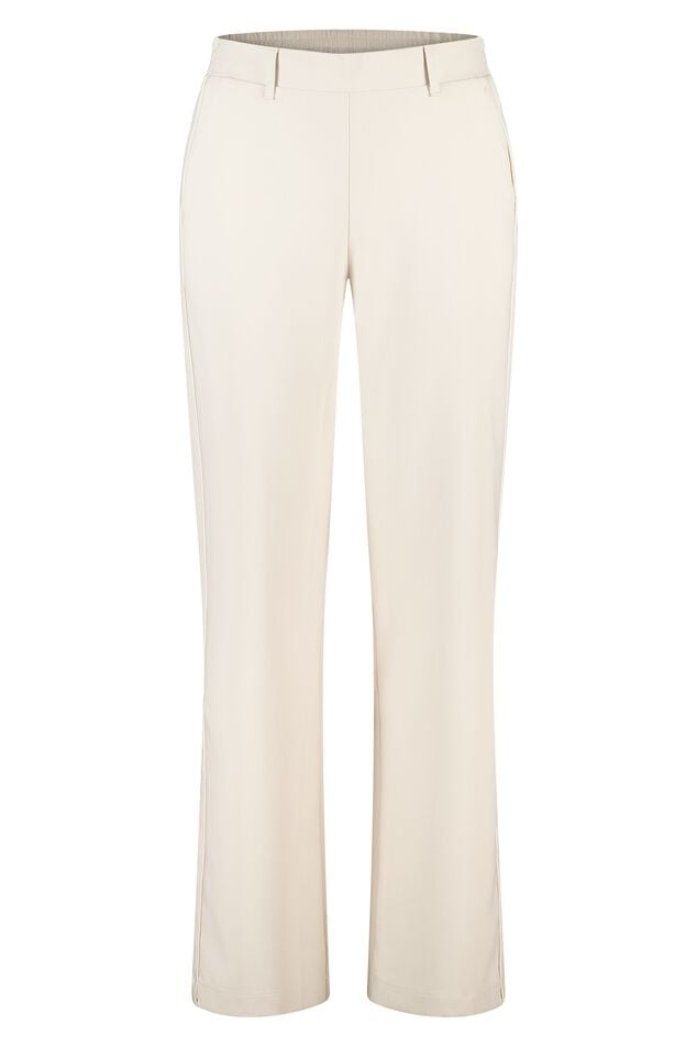 Wide-leg pantalon met zijstreep image number 1