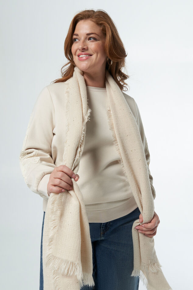 Sjaal met pailletten image number 0