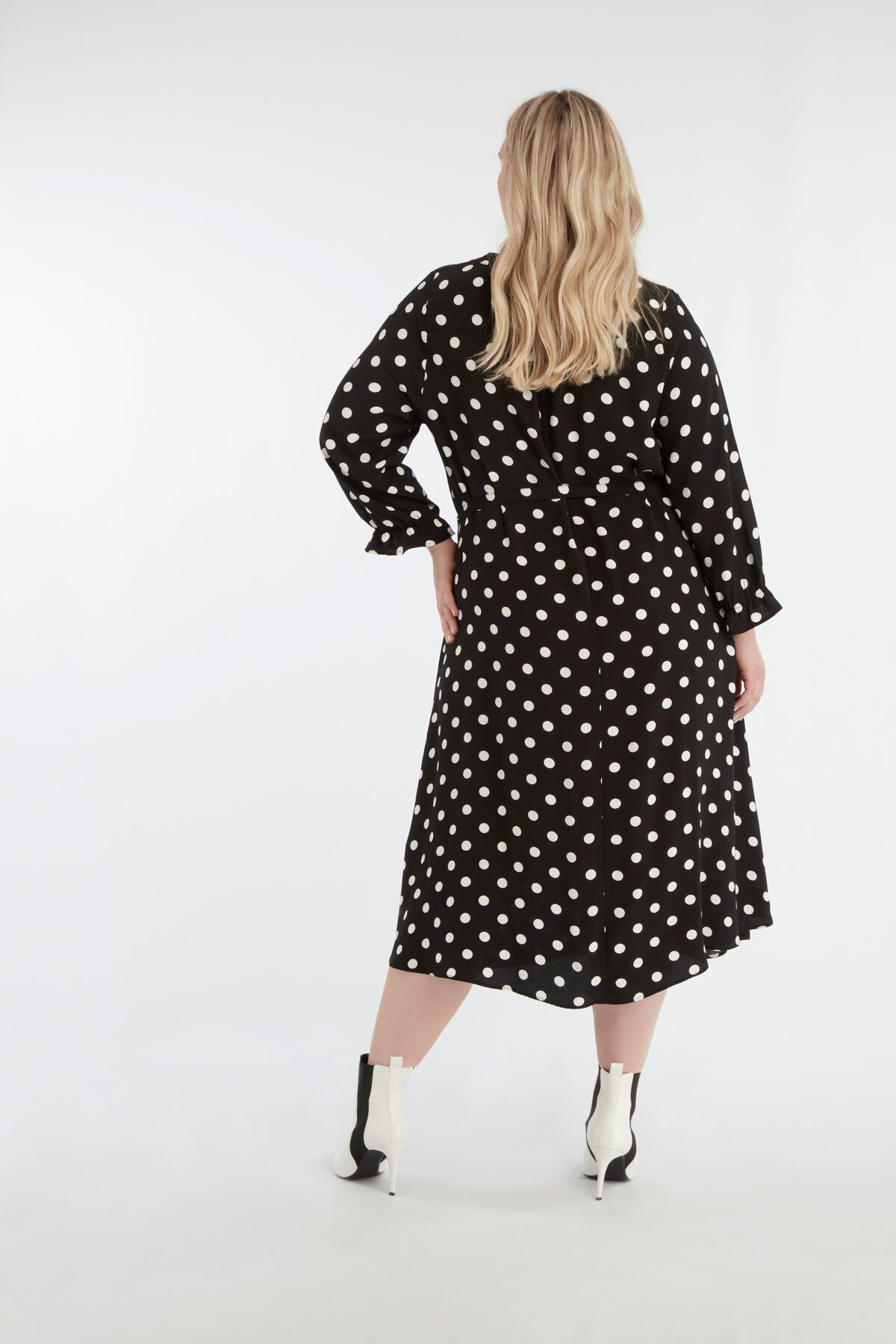 Robe à gros pois hot sale