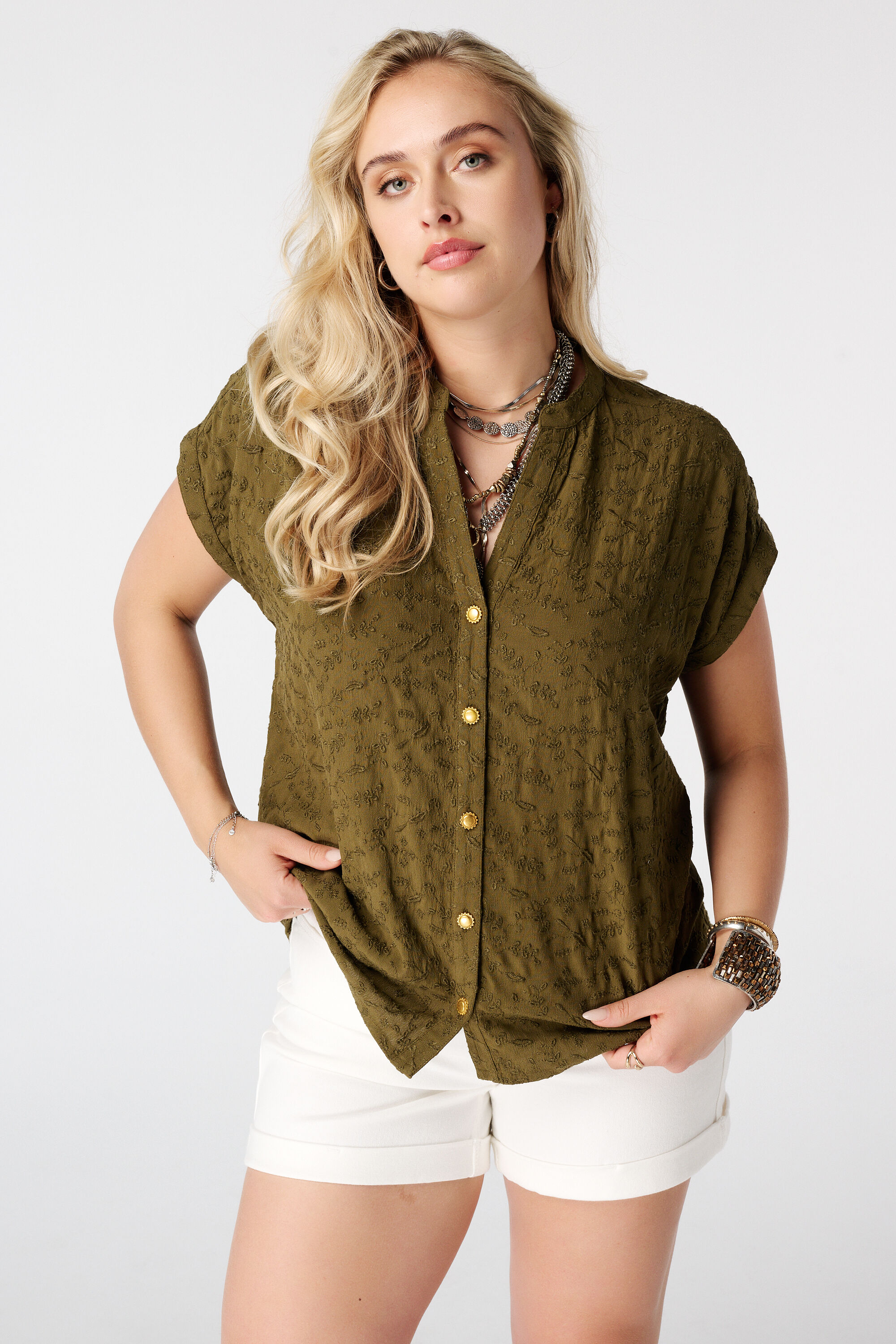 Blouse met kant image number 0