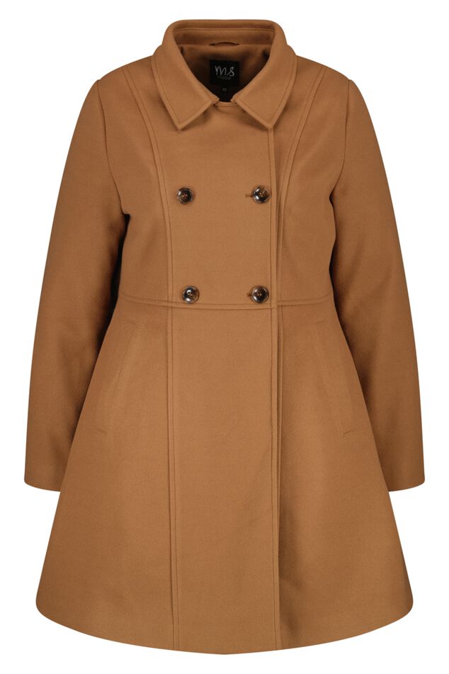 Mantel met dubbele sluiting image number 1