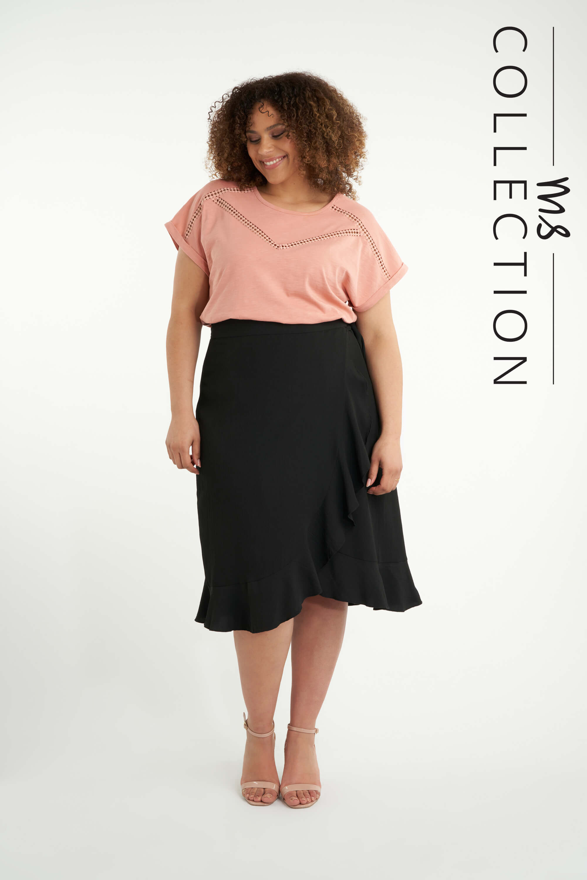 Dames Wikkelrok met print MS Mode