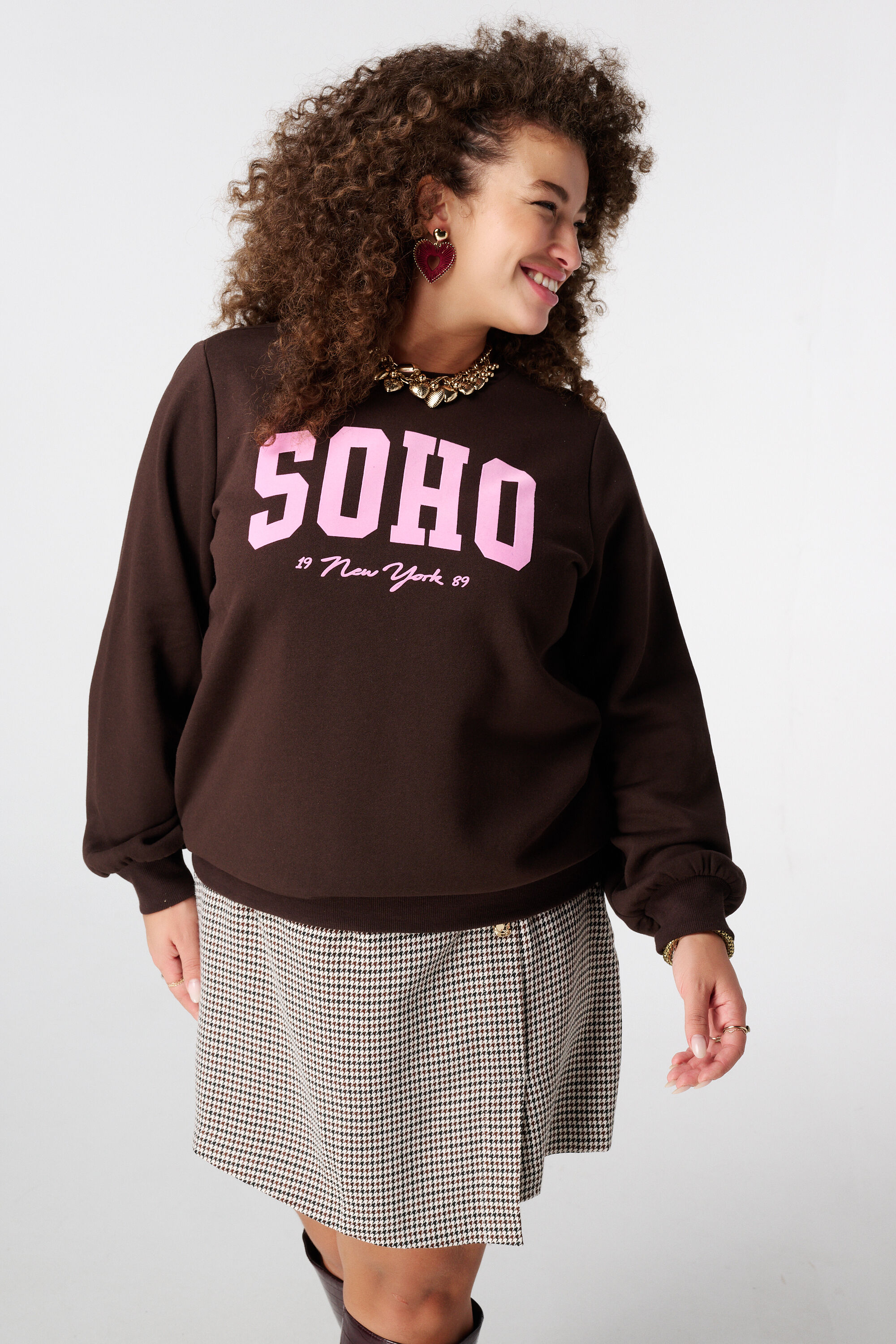 Sweater met opdruk image number 0