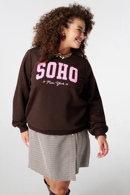 Sweater met opdruk Sweater met opdruk