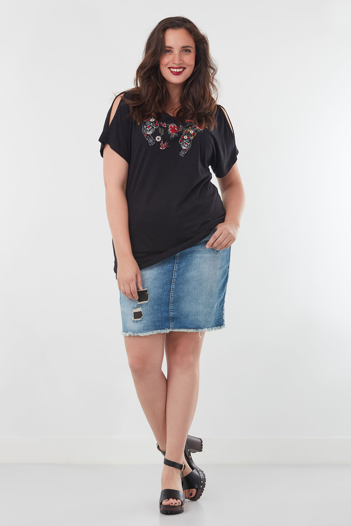 Top met open schouders image number 3