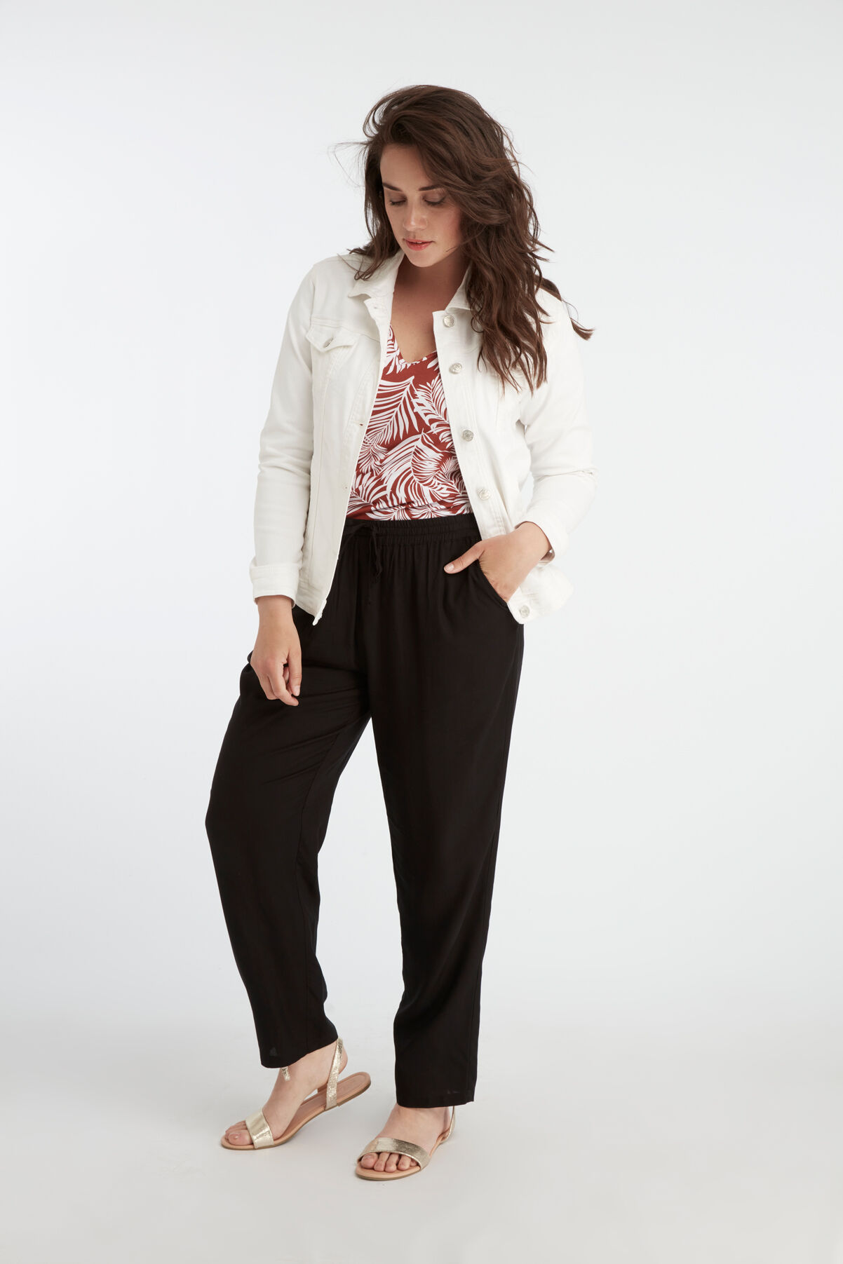 Wit denim jasje image number 5