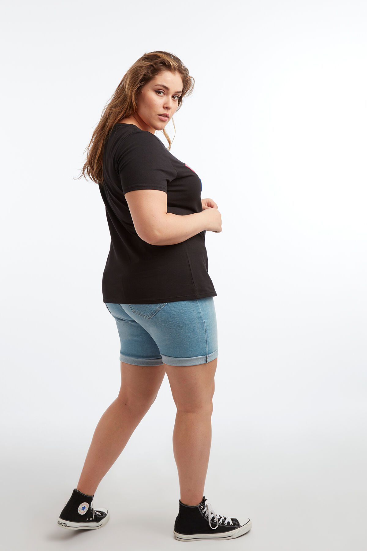 T-shirt met embroidery image number 5